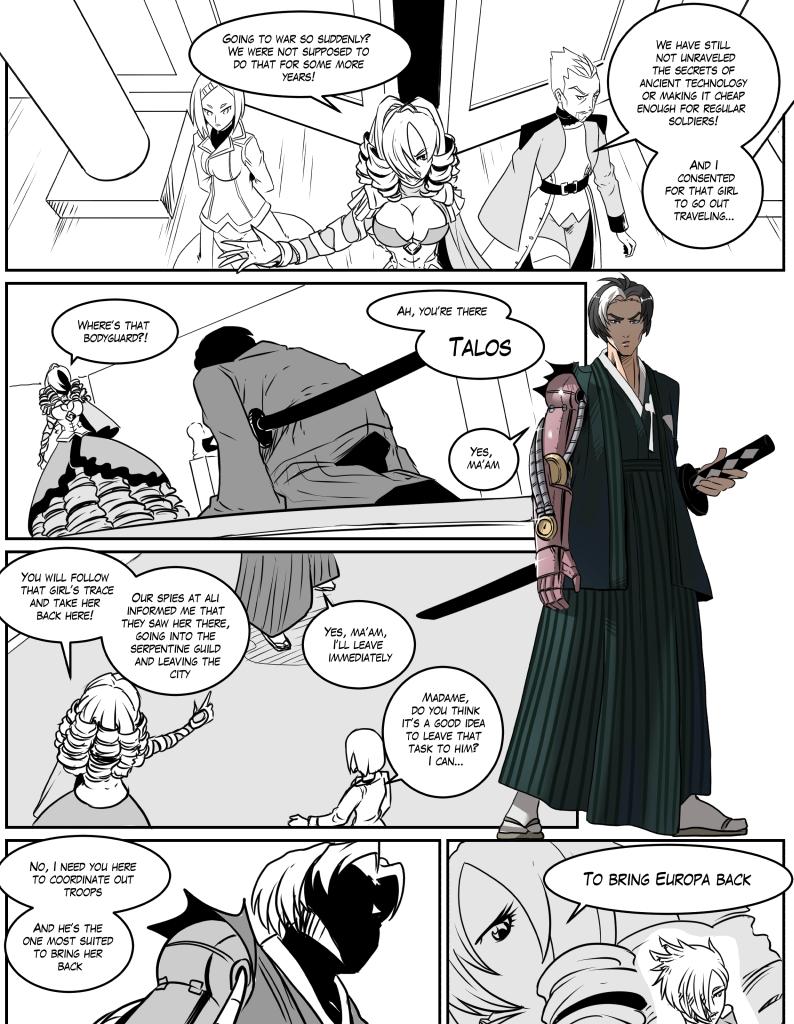 Monster girls on tour - Episode 136, Page 1: Page 136